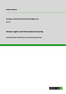 eBook (epub) Human rights and international security de Stefan Kirchner