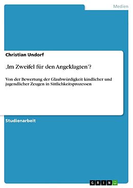 E-Book (epub) ,Im Zweifel für den Angeklagten'? von Christian Undorf