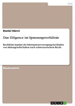E-Book (pdf) Due Diligence im Spannungsverhältnis von Daniel Hänni