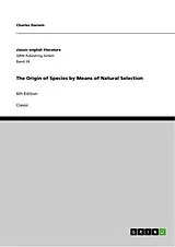 Kartonierter Einband The Origin of Species by Means of Natural Selection von Charles Darwin