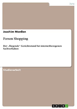 E-Book (epub) Forum Shopping von Joachim Monßen