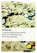E-Book (epub) Corporate Social Responsibility - Stand der Forschung und Entwicklungstrends von Christian Leitz