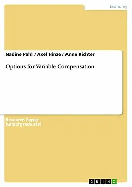 E-Book (epub) Options for Variable Compensation von Nadine Pahl, Axel Hinze, Anne Richter