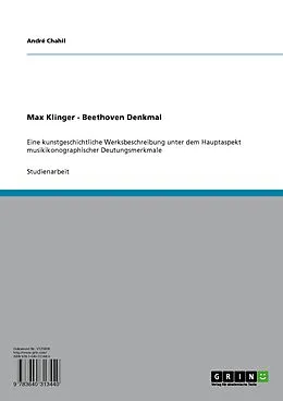 E-Book (epub) Max Klinger - Beethoven Denkmal von André Chahil