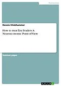 E-Book (epub) How to treat Tax Evaders: A Neuroeconomic Point of View von Dennis Klinkhammer