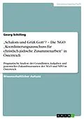 E-Book (epub) "Schalom und Grüß Gott"? - Die NGO "Koordinierungsausschuss für christlich-jüdische Zusammenarbeit" in Österreich von Georg Schilling