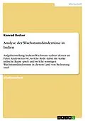 E-Book (epub) Analyse der Wachstumshindernisse in Indien von Konrad Becker