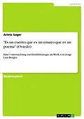 E-Book (epub) "Es un cuento que es un ensayo que es un poema" (Oviedo) von Ariela Sager