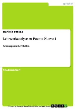 E-Book (epub) Lehrwerkanalyse zu Puente Nuevo 1 von Daniela Pascoa