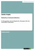 E-Book (epub) Berkeleys Immaterialismus von Sandra Triepke