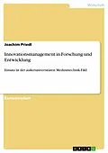 E-Book (pdf) Innovationsmanagement in Forschung und Entwicklung von Joachim Priedl