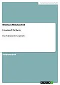 E-Book (epub) Leonard Nelson von Nikolaus Mikulaschek