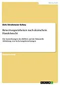 E-Book (epub) Bewertungseinheiten nach deutschem Handelsrecht von Dirk Strohmeier-Scheu