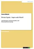E-Book (epub) Private Equity - Segen oder Fluch? von Zoran Nikolic