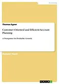 E-Book (pdf) Customer Oriented and Efficient Account Planning von Thomas Egner