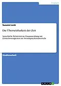 E-Book (epub) Die Übersetzbarkeit der Zeit von Susann Lenk