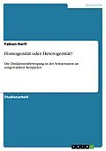 E-Book (epub) Homogenität oder Heterogenität? von Fabian Hartl