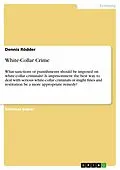 E-Book (epub) White-Collar Crime von Dennis Rödder
