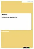 E-Book (epub) Währungskrisenmodelle von Yao Chen