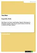 E-Book (epub) Liquidity Risk von Yao Chen