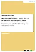 E-Book (pdf) Der Einfluss kultureller Distanz auf den Projekterfolg internationaler Teams von Sebastian Schneider