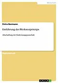 E-Book (epub) Einführung des Werkstorprinzips von Petra Normann