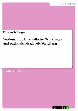 E-Book (epub) Verdunstung von Elisabeth Junge