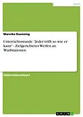 E-Book (pdf) Unterrichtsstunde: "Jeder trifft so wie er kann" - Zielgerichtetes Werfen an Wurfstationen von Mareike Duensing