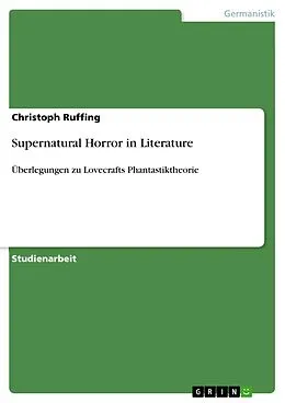 E-Book (epub) Supernatural Horror in Literature von Christoph Ruffing