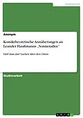 E-Book (epub) Komiktheoretische Annäherungen an Leander Haußmanns "Sonnenallee" von Anonym