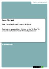 E-Book (epub) Die Geschichtssicht des Sallust von Anne Mrotzek