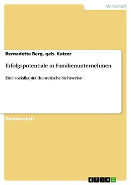 Kartonierter Einband Erfolgspotentiale in Familienunternehmen von Geb. Katzer Berg
