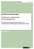 E-Book (epub) Die Theorie von Robinsohn (Curriculumtheorie) von Stefanie David, Maike Unger
