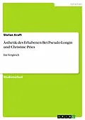 E-Book (epub) Ästhetik des Erhabenen Bei Pseudo-Longin und Christine Pries von Stefan Kraft