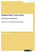 E-Book (pdf) Innovation to Business von Wolfgang Kniejski, Veneta Ivanova
