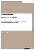 E-Book (pdf) Die neue Vertikal-GVO von Alexander Ruppert