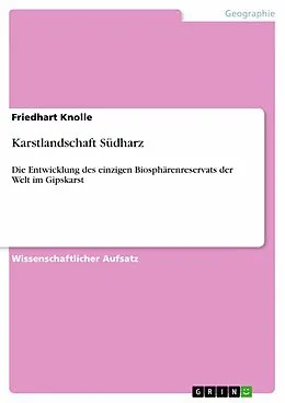 E-Book (epub) Karstlandschaft Südharz von Friedhart Knolle