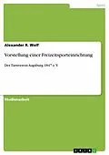 E-Book (epub) Vorstellung einer Freizeitsporteinrichtung von Alexander R. Wolf
