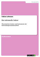 E-Book (epub) Der informelle Sektor von Fabian Lehmann