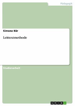 E-Book (pdf) Leittextmethode von Simone Bär