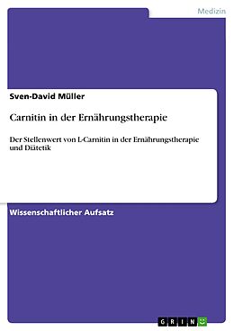 E-Book (pdf) Carnitin in der Ernährungstherapie von Sven-David Müller