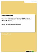 eBook (epub) The Specific Underpricing of IPOs in U.S. Stock Markets de Claus Birkenbeul