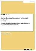 E-Book (pdf) Possibilities and limitations of internal software von Leif Richter