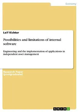 E-Book (pdf) Possibilities and limitations of internal software von Leif Richter