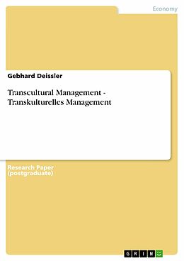 eBook (pdf) Transcultural Management - Transkulturelles Management de Gebhard Deissler