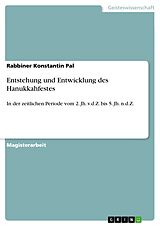 E-Book (epub) Entstehung und Entwicklung des Hanukkahfestes von Rabbiner Konstantin Pal