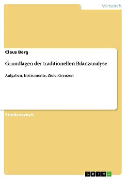 E-Book (pdf) Grundlagen der traditionellen Bilanzanalyse von Claus Berg