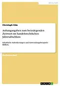 E-Book (pdf) Anhangangaben zum beizulegenden Zeitwert im handelsrechtlichen Jahresabschluss von Christoph Kläs