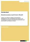 E-Book (pdf) Branchenanalyse nach Porters Modell von Sina Bernhard