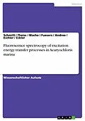 E-Book (epub) Fluorescence spectrocopy of excitation energy transfer processes in Acaryochloris marina von Schmitt, Theiss, Wache